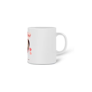 Nome do produto caneca I Love You ! , anime girl print
