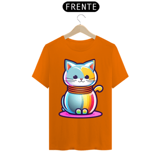 Nome do produto Cat miaw, Gato de virdro, Vetor, Colorido