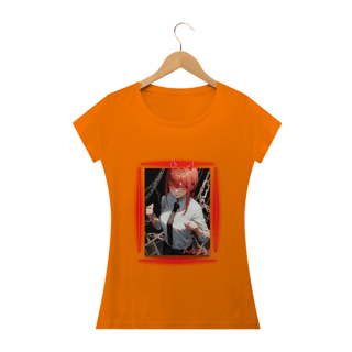 Nome do produto Camisa Femina  Chainsaw man Makima anime character Control Demon