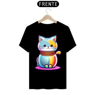 Nome do produto Cat miaw, Gato de virdro, Vetor, Colorido