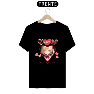 Nome do produto camisa masculina I Love You ! , anime girl print