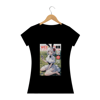 Nome do produto camisa feminina capa de revista anime art  , modelo anime girl