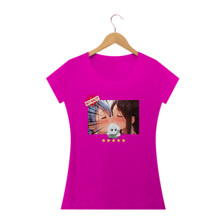 Nome do produto anime , manga, meme, comic , yuri, camisa feminina