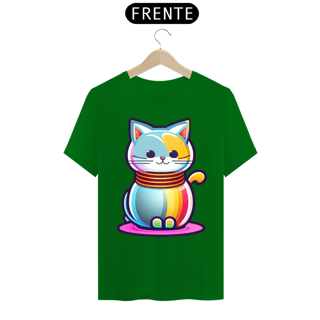 Nome do produto Cat miaw, Gato de virdro, Vetor, Colorido