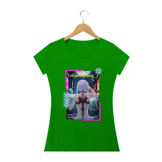 Nome do produto camisa feminina Anime , Girl, Cyberpunk , Lucy