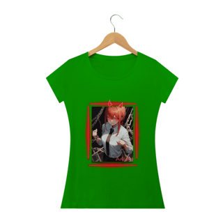 Nome do produto Camisa Femina  Chainsaw man Makima anime character Control Demon