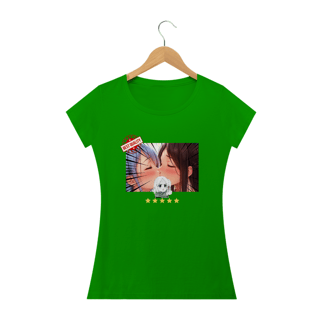 Nome do produto anime , manga, meme, comic , yuri, camisa feminina