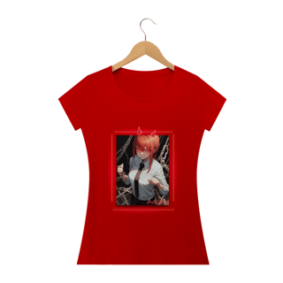 Nome do produto Camisa Femina  Chainsaw man Makima anime character Control Demon