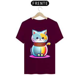 Nome do produto Cat miaw, Gato de virdro, Vetor, Colorido