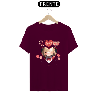 Nome do produto camisa masculina I Love You ! , anime girl print