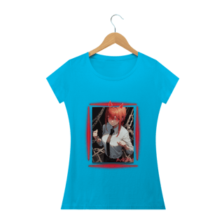 Nome do produto Camisa Femina  Chainsaw man Makima anime character Control Demon