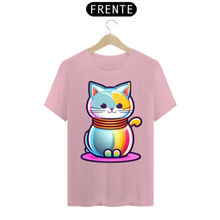 Nome do produto Cat miaw, Gato de virdro, Vetor, Colorido