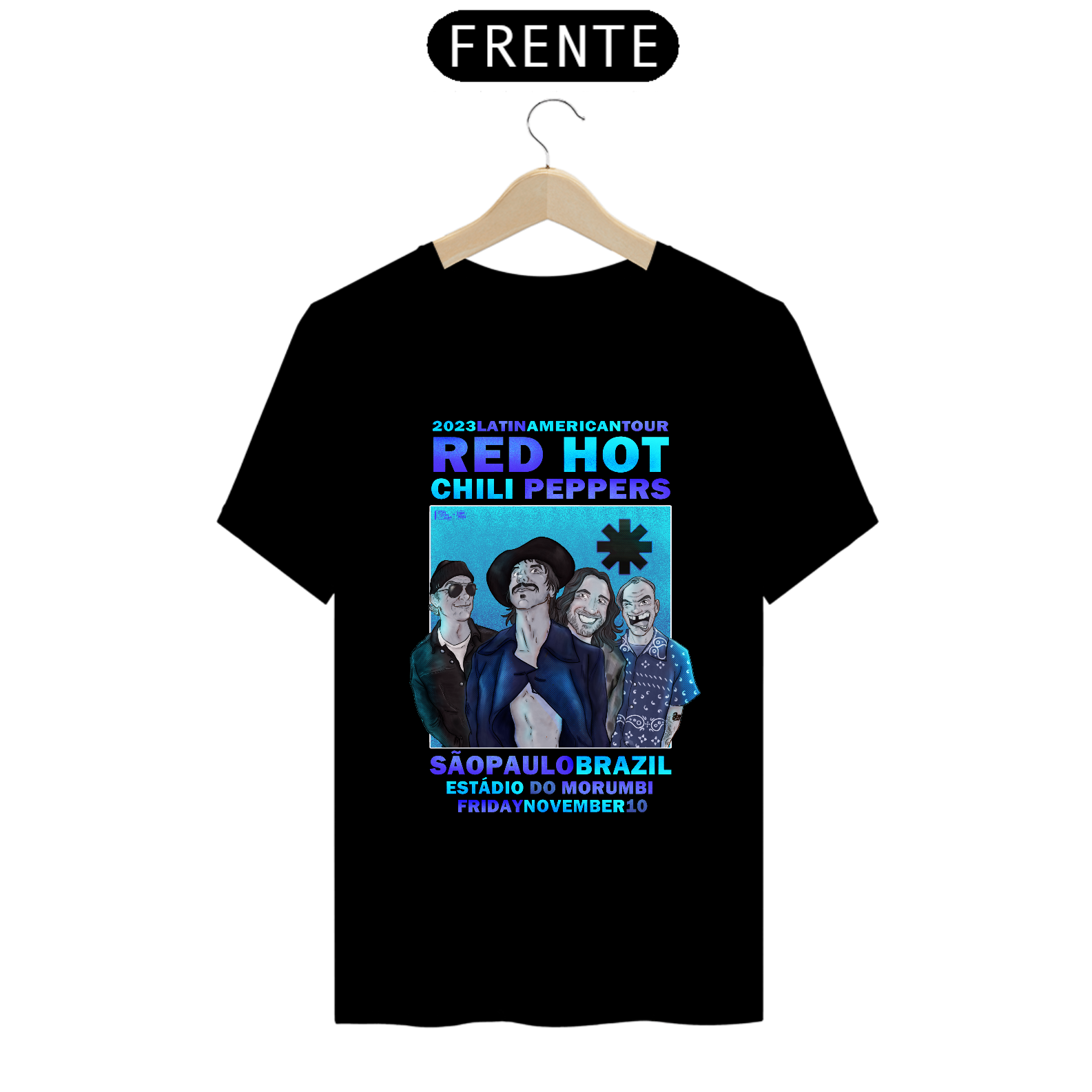 T-Shirt Prime RHCP SP - Camiseta Prime Red Hot Chili Peppers