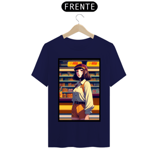 Nome do produtoIn the style of 90's vintage. anime art of a model