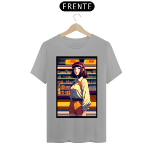 Nome do produtoIn the style of 90's vintage. anime art of a model