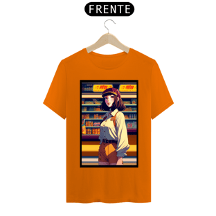 Nome do produtoIn the style of 90's vintage. anime art of a model