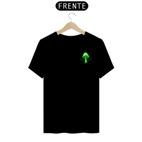 Mini Logo - Cogumelo verde futuristic - futuristic green mushroom