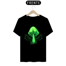Big logo - Cogumelo verde futuristic - futuristic green mushroom