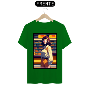 Nome do produtoIn the style of 90's vintage. anime art of a model