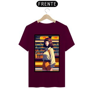 Nome do produtoIn the style of 90's vintage. anime art of a model