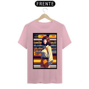 Nome do produtoIn the style of 90's vintage. anime art of a model