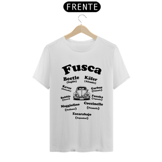 Camiseta Fusca Idiomas (Branca)