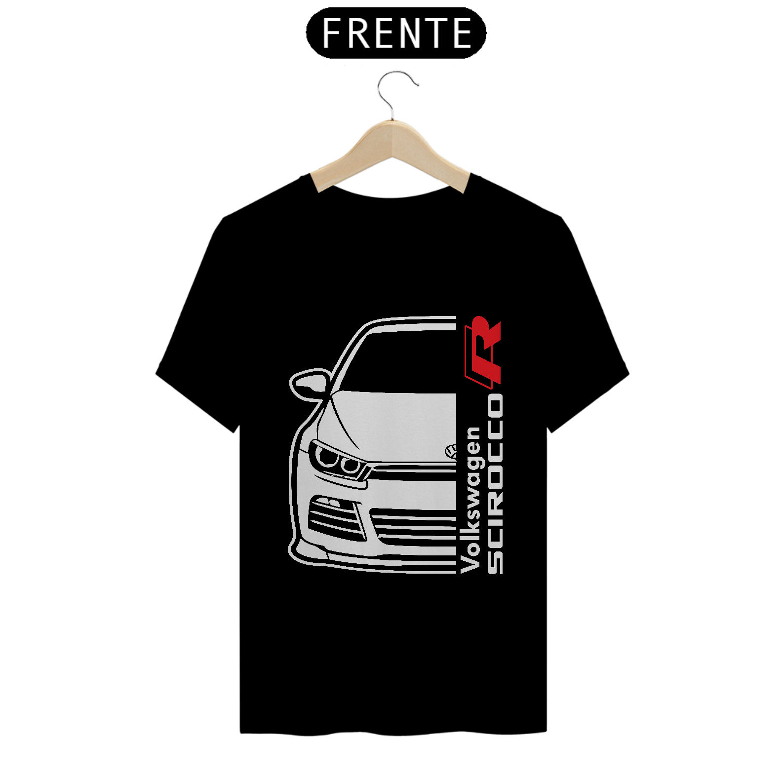 Camiseta Volks Scirocco (preta)