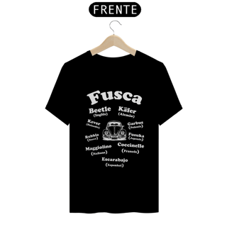 Camiseta Fusca Idiomas (preta)