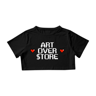 Cropped Black- Oficial ArtOver Store