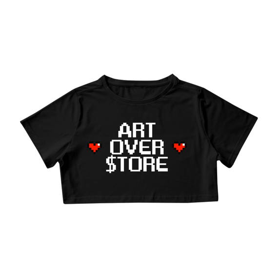 Cropped Black- Oficial ArtOver Store