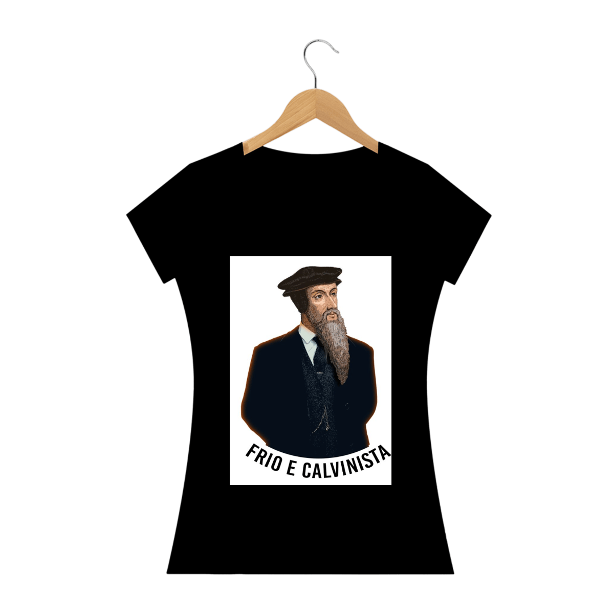 Nome do produto: Camiseta Frio e Calvinista Baby Long