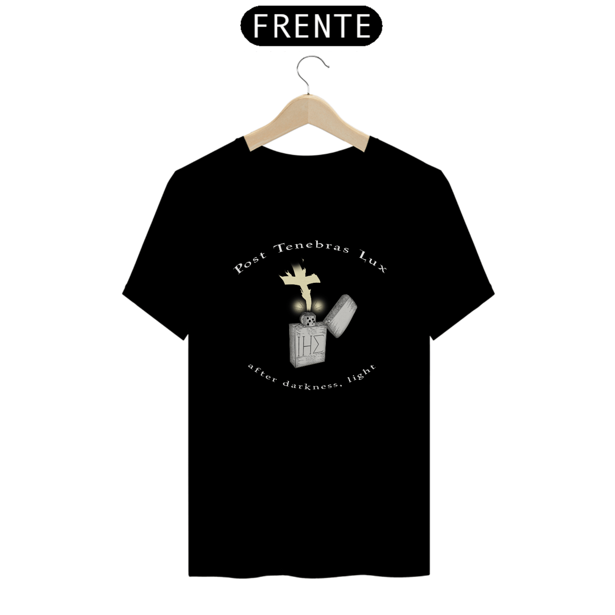 Nome do produto:  Camiseta Post Tenebras Lux