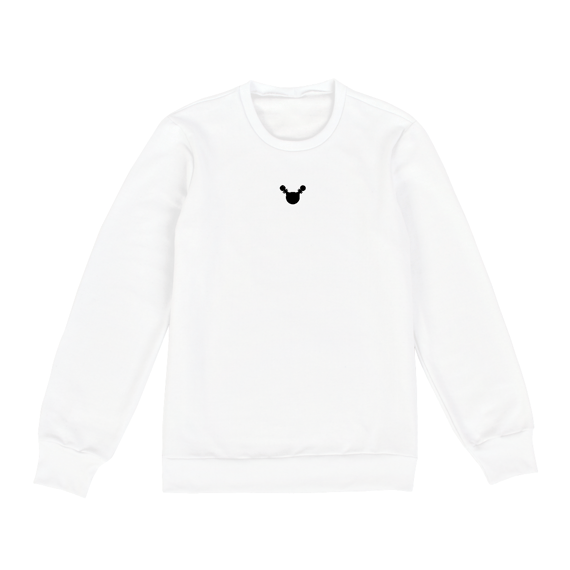 Moletom Classic - Diablo Electro Branco e Cinza Mesclado