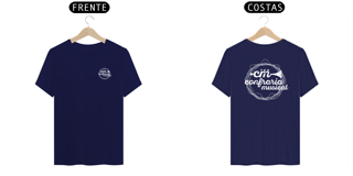 Nome do produto Camiseta Confraria Musical - frente e costas