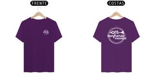 Nome do produto Camiseta Confraria Musical - frente e costas
