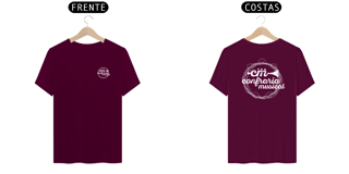 Nome do produto Camiseta Confraria Musical - frente e costas
