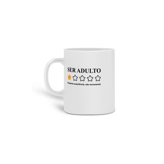 Nome do produto Adulto (Caneca)