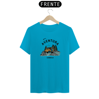 Nome do produto Camiseta masculina Que a aventura comece