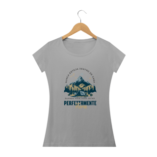 Nome do produto Camiseta feminina Nunca esteja dentro de casa