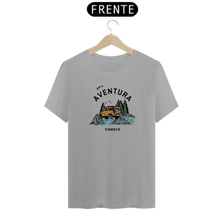 Nome do produto Camiseta masculina Que a aventura comece
