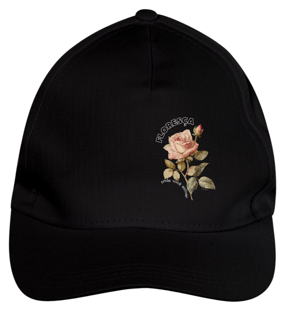 Boné brim - Floresça onde você estiver