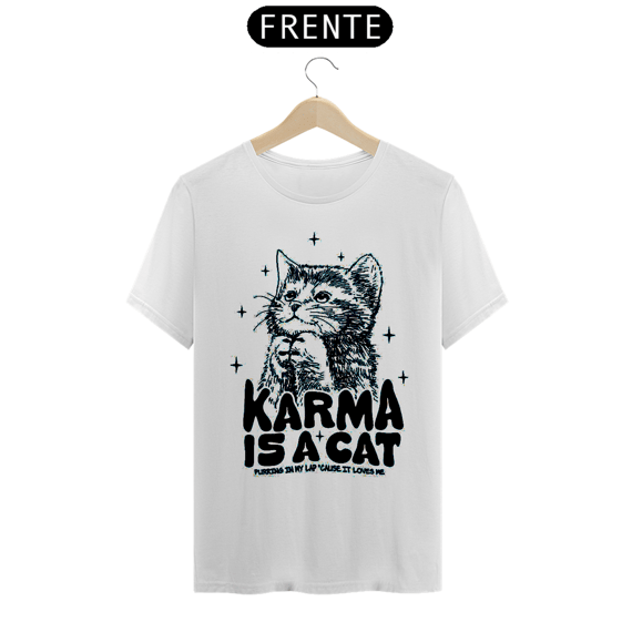 Camiseta Taylor Swift - Karma Is A Cat