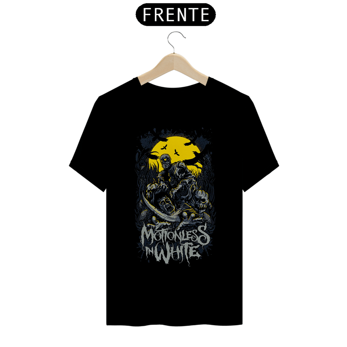 Nome do produto: Camiseta Motionless In White - Zombie