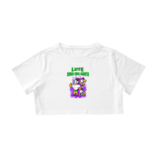 Nome do produto CROPPED LUTE COMO UMA GAROTA