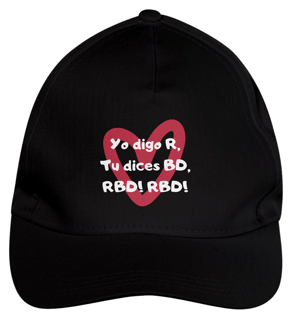 Nome do produto BONÉ YO DIGO RBD (PRETO)