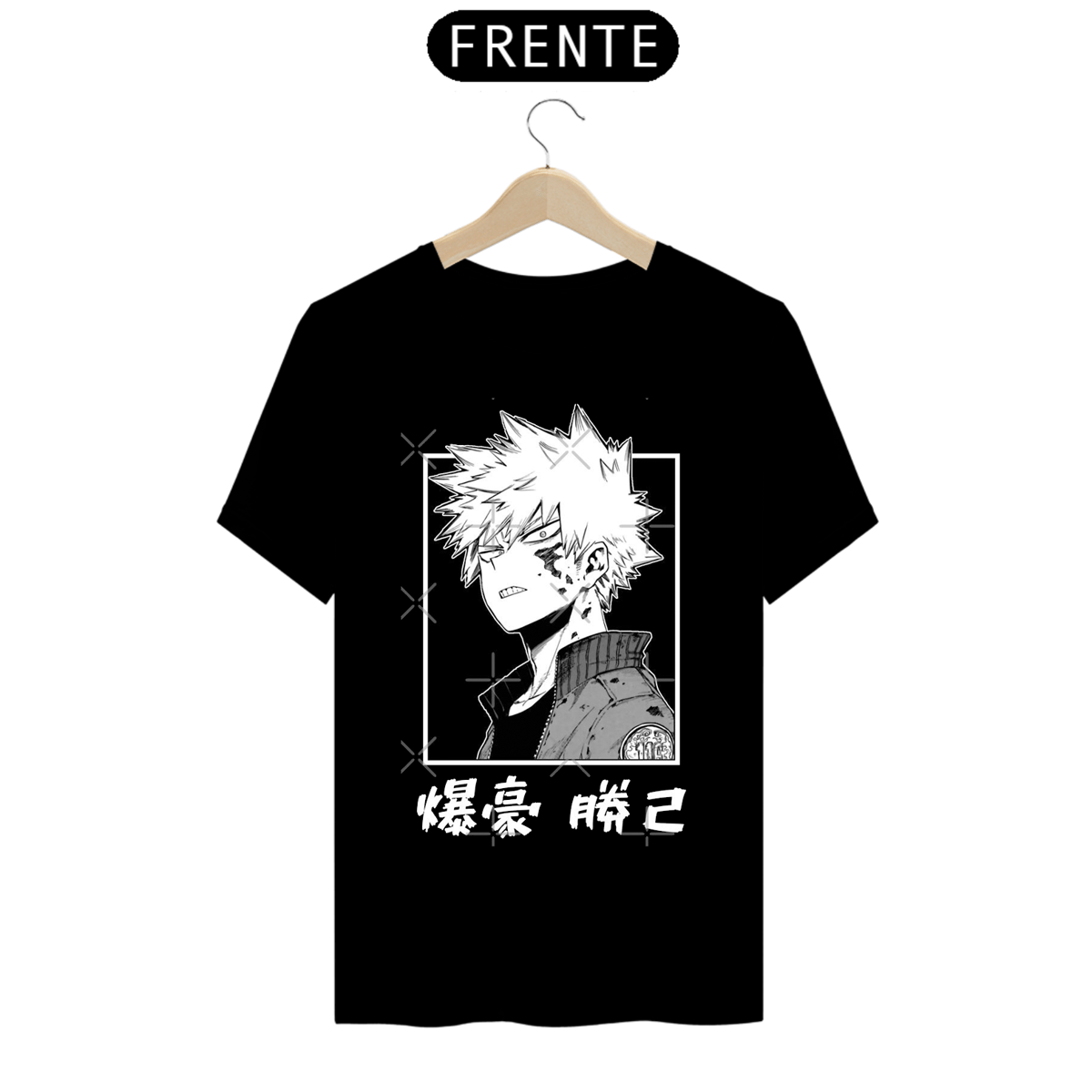 Nome do produto: T-Shirt Bakugo My Hero Academia - Boku no Hero