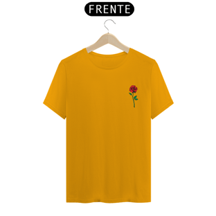Nome do produtoCamisa clássica com flor rosa