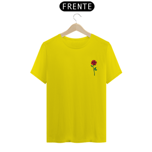 Nome do produtoCamisa clássica com flor rosa