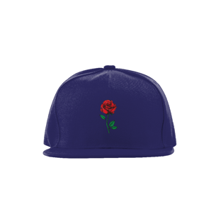 Nome do produtoBoné com estampa de rosa
