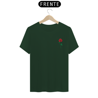 Nome do produtoCamisa clássica com flor rosa